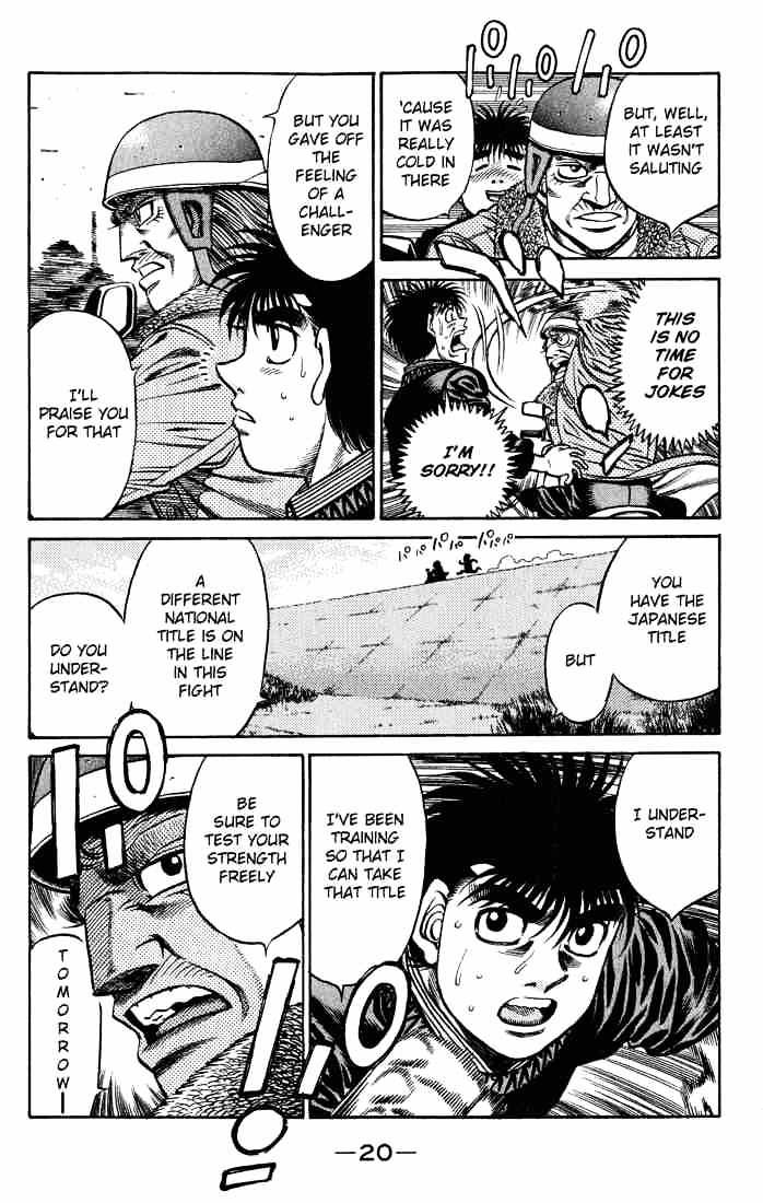 Hajime no Ippo: Fighting Spirit, Chapter 425 image 20